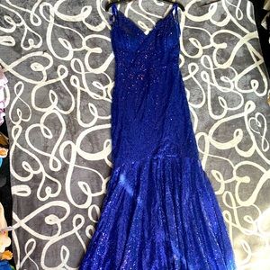 Blue Sparkly Dress